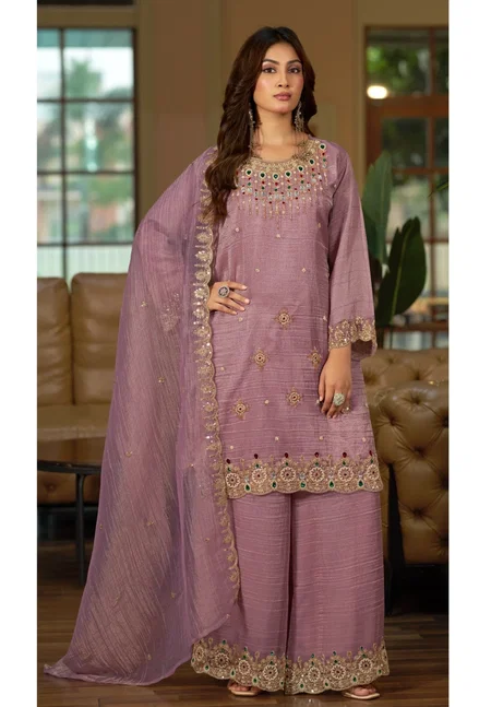D 3501 A To D By Deepsy Salsa Silk Readymade Plazzo Suits
